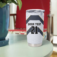 Japan Pacific Rugby 2022-23 Custom Tumbler Cup Black Sakura Japanese Wave Pattern