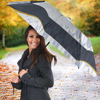 Japan Pacific Rugby 2022-23 Custom Umbrella Black Sakura Japanese Wave Pattern LT9 - Polynesian Pride