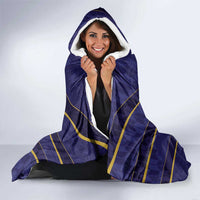 Japan Pacific Rugby 2022-23 Custom Hooded Blanket Blue Sakura Japanese Wave Pattern LT9 - Polynesian Pride