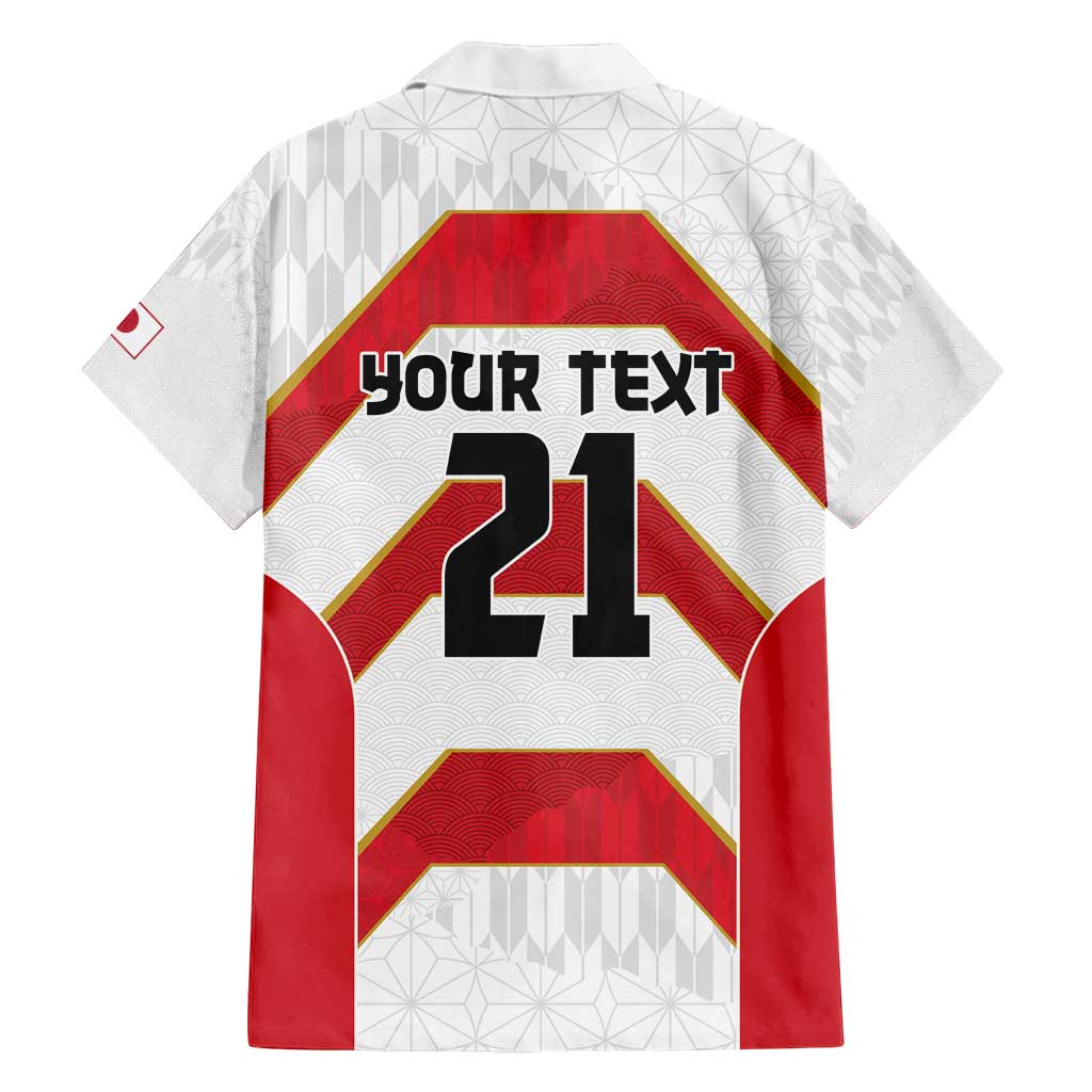Japan Pacific Rugby 2022-23 Custom Family Matching Puletasi and Hawaiian Shirt Red Sakura Japanese Wave Pattern LT9 - Polynesian Pride