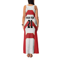 Japan Pacific Rugby 2022-23 Custom Family Matching Tank Maxi Dress and Hawaiian Shirt Red Sakura Japanese Wave Pattern LT9 - Polynesian Pride