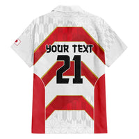 Japan Pacific Rugby 2022-23 Custom Hawaiian Shirt Red Sakura Japanese Wave Pattern LT9 - Polynesian Pride