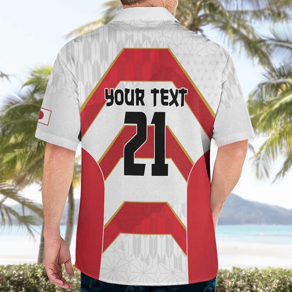 Japan Pacific Rugby 2022-23 Custom Hawaiian Shirt Red Sakura Japanese Wave Pattern LT9 - Polynesian Pride