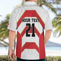 Japan Pacific Rugby 2022-23 Custom Hawaiian Shirt Red Sakura Japanese Wave Pattern LT9 - Polynesian Pride