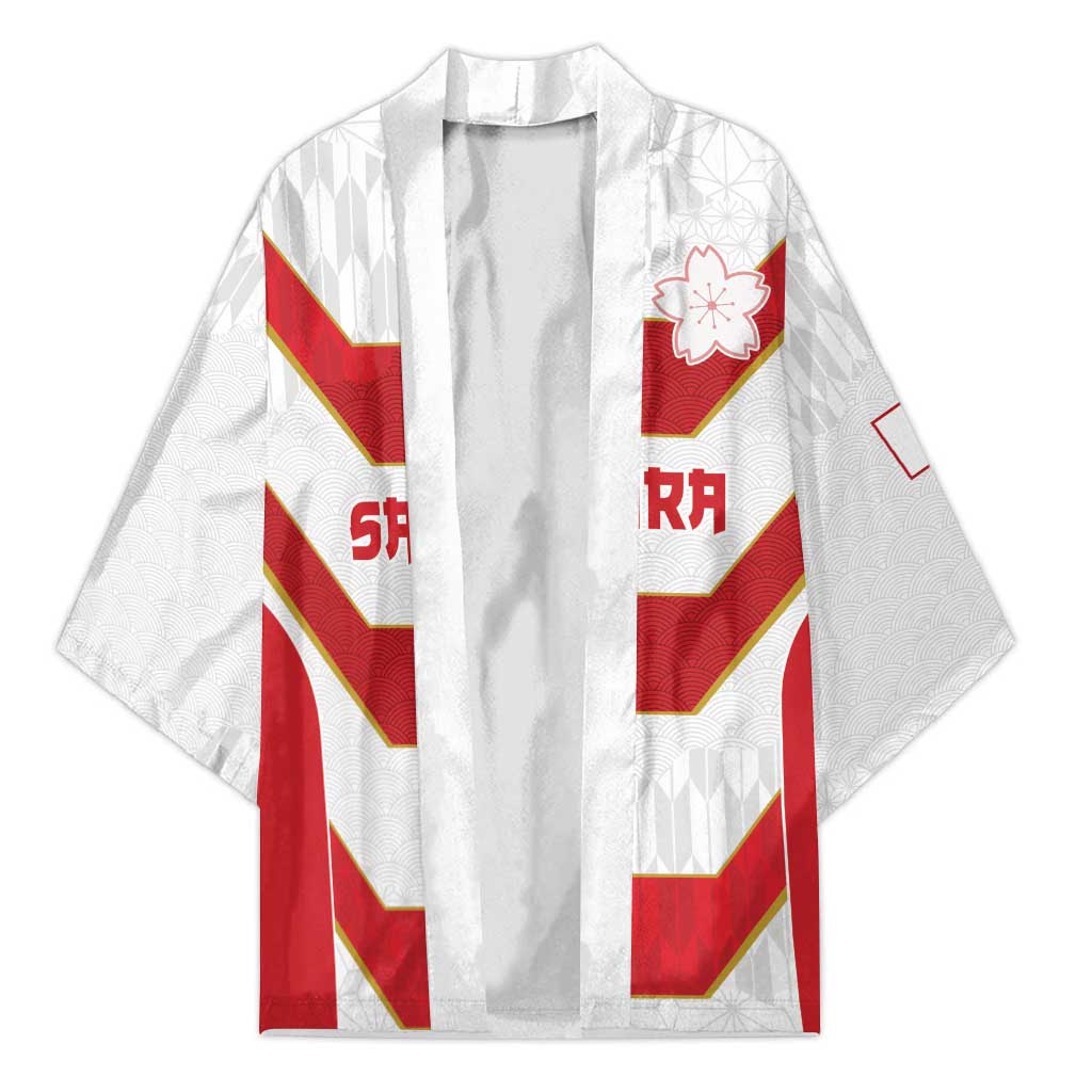 Japan Pacific Rugby 2022-23 Custom Kimono Red Sakura Japanese Wave Pattern LT9 Unisex Red - Polynesian Pride