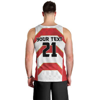 Japan Pacific Rugby 2022-23 Custom Men Tank Top Red Sakura Japanese Wave Pattern LT9 - Polynesian Pride