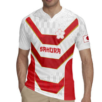 Japan Pacific Rugby 2022-23 Custom Rugby Jersey Red Sakura Japanese Wave Pattern LT9 - Polynesian Pride