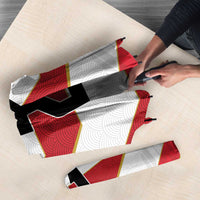 Japan Pacific Rugby 2022-23 Custom Umbrella Red Sakura Japanese Wave Pattern LT9 - Polynesian Pride