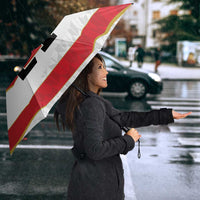Japan Pacific Rugby 2022-23 Custom Umbrella Red Sakura Japanese Wave Pattern LT9 - Polynesian Pride