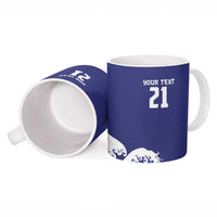 Japan Pacific Rugby Custom Ceramic Mug Go Sakura Japanese Wave Pattern LT9 - Polynesian Pride