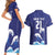 Japan Pacific Rugby Custom Couples Matching Short Sleeve Bodycon Dress and Hawaiian Shirt Go Sakura Japanese Wave Pattern