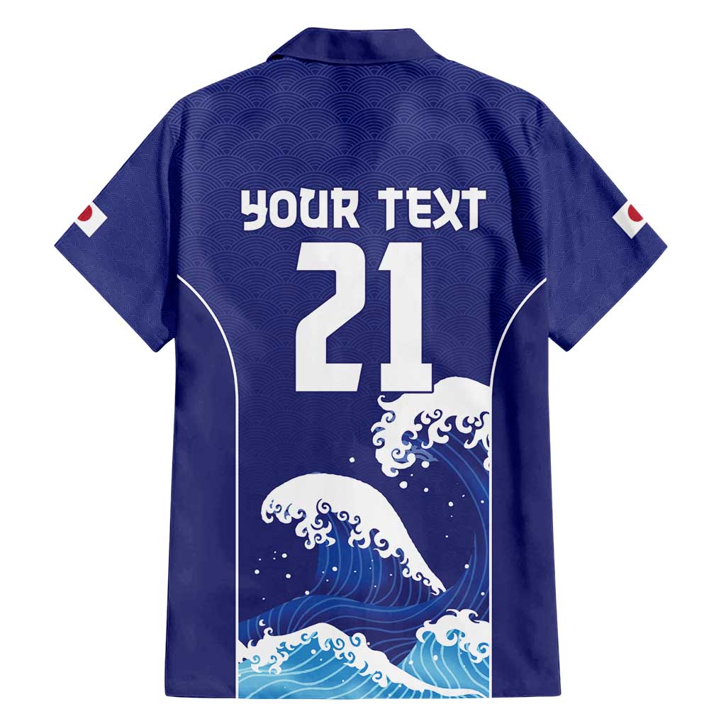 Japan Pacific Rugby Custom Family Matching Puletasi and Hawaiian Shirt Go Sakura Japanese Wave Pattern LT9 - Polynesian Pride