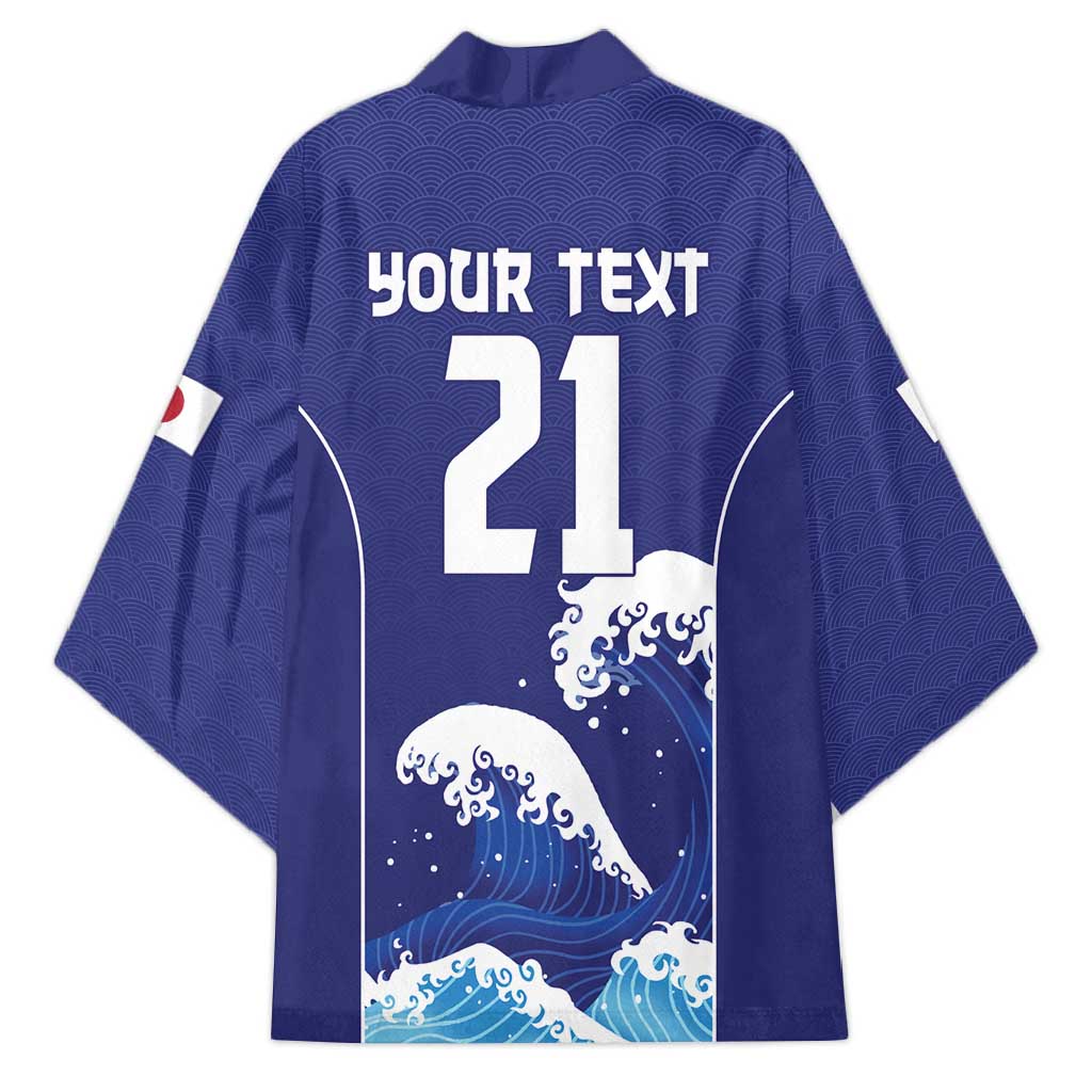 Japan Pacific Rugby Custom Kimono Go Sakura Japanese Wave Pattern LT9 - Polynesian Pride