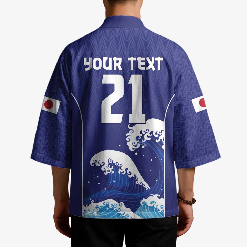 Japan Pacific Rugby Custom Kimono Go Sakura Japanese Wave Pattern LT9 - Polynesian Pride