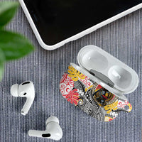 Japanese Samurai Warrior AirPods Case Colorful Polynesian Tattoo Style LT9 - Polynesian Pride