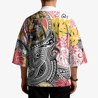 Japanese Samurai Warrior Kimono Colorful Polynesian Tattoo Style LT9 - Polynesian Pride
