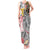 Japanese Samurai Warrior Tank Maxi Dress Colorful Polynesian Tattoo Style
