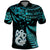 Custom Matariki New Zealand Polo Shirt Maori Manaia with Paua Shell Aqua LT9 Aqua - Polynesian Pride