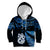 Matariki New Zealand Kid Hoodie Maori Manaia with Paua Shell - Blue LT9 Hoodie Blue - Polynesian Pride