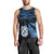 Matariki New Zealand Men Tank Top Maori Manaia with Paua Shell - Blue LT9 - Polynesian Pride