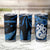 Matariki New Zealand Tumbler Cup Maori Manaia with Paua Shell - Blue