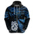 Custom Matariki New Zealand Hoodie Maori Manaia with Paua Shell Blue LT9 - Polynesian Pride