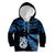 Custom Matariki New Zealand Kid Hoodie Maori Manaia with Paua Shell - Blue LT9 Blue - Polynesian Pride