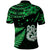 Custom Maori Polo Shirt Matariki Stars Manaia with Paua Shell Green LT9 - Polynesian Pride