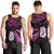 New Zealand Men Tank Top Matariki NZ Manaia with Paua Shell - Pink LT9 - Polynesian Pride