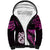 New Zealand Sherpa Hoodie Matariki NZ Manaia with Paua Shell - Pink LT9 Unisex Pink - Polynesian Pride