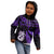 New Zealand Kid Hoodie Matariki NZ Manaia with Paua Shell - Purple LT9 - Polynesian Pride