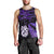 New Zealand Men Tank Top Matariki NZ Manaia with Paua Shell - Purple LT9 - Polynesian Pride