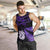 New Zealand Men Tank Top Matariki NZ Manaia with Paua Shell - Purple LT9 - Polynesian Pride