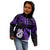 Custom New Zealand Kid Hoodie Matariki NZ Manaia with Paua Shell - Purple LT9 - Polynesian Pride