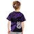 Custom New Zealand Kid T Shirt Matariki NZ Manaia with Paua Shell - Purple LT9 - Polynesian Pride