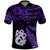 Custom New Zealand Polo Shirt Matariki NZ Manaia with Paua Shell Purple LT9 Purple - Polynesian Pride