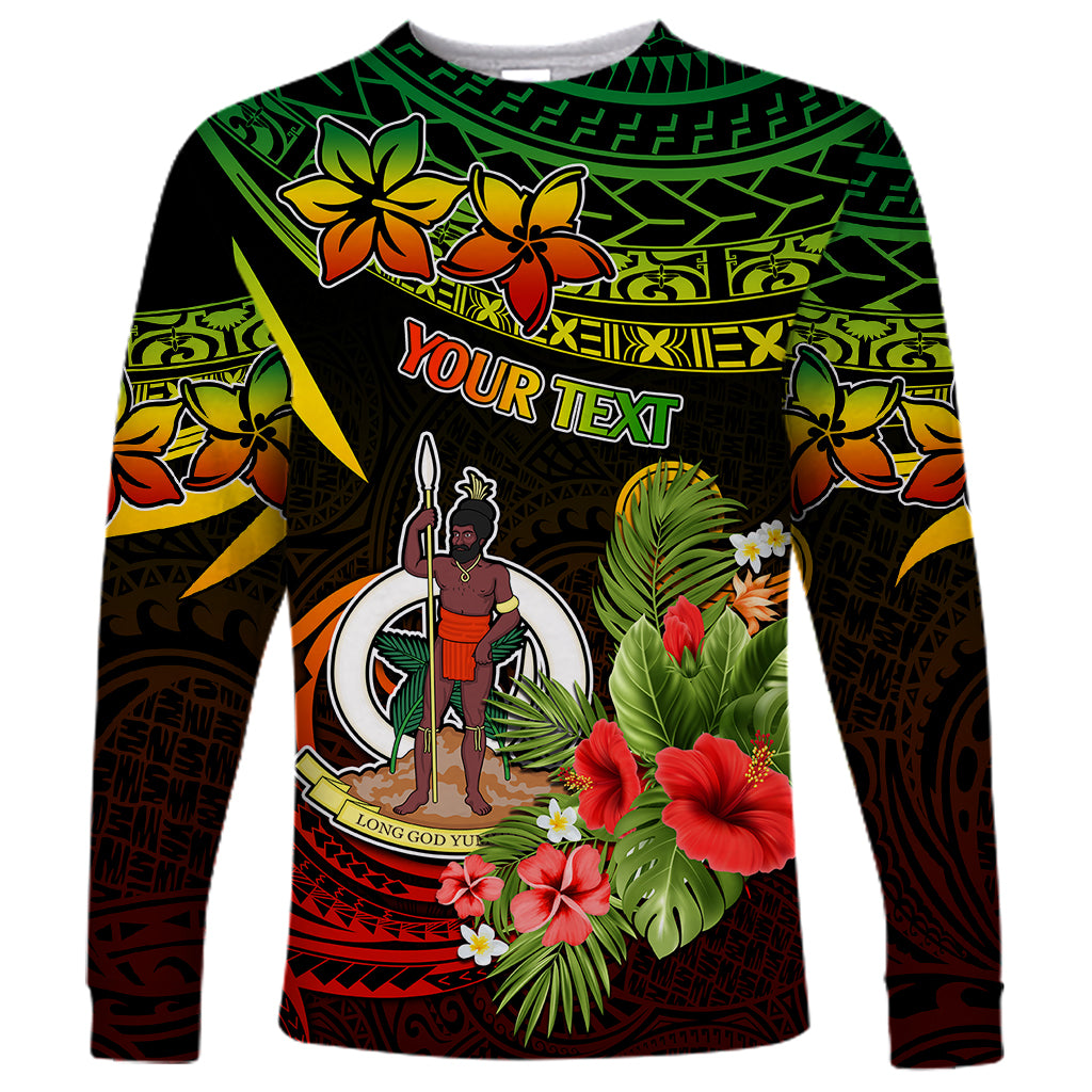 Custom Vanuatu Islands Long Sleeve Shirt Proud To Be A Ni-Van LT9 Unisex Reggae - Polynesian Pride