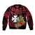 Custom Wallis and Futuna Bomber Jacket Happy Territory Day LT9 Unisex Red - Polynesian Pride