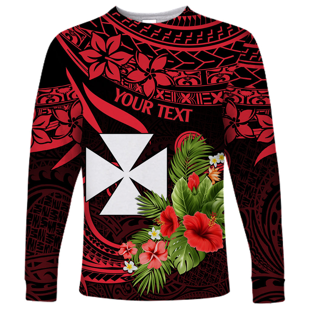 Custom Wallis and Futuna Long Sleeve Shirt Happy Territory Day LT9 Unisex Red - Polynesian Pride