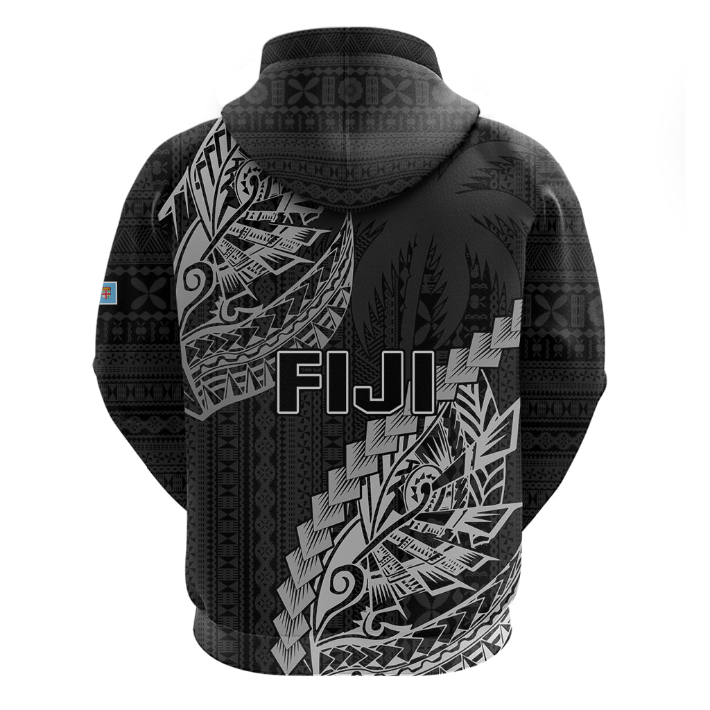 Fiji Rugby Hoodie Kaiviti Fijian Tribal World Cup Black LT9 - Polynesian Pride