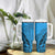 Blue Fiji Rugby Tumbler With Handle Kaiviti Fijian Tribal World Cup