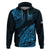 Custom Fiji Rugby Hoodie Kaiviti Fijian Tribal World Cup Blue No2 LT9 Pullover Hoodie Blue - Polynesian Pride