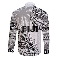 Fiji Rugby Family Matching Short Sleeve Bodycon Dress and Hawaiian Shirt Kaiviti Fijian Tribal World Cup White LT9 - Polynesian Pride