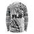 Fiji Rugby Long Sleeve Shirt Kaiviti Fijian Tribal World Cup White LT9 - Polynesian Pride