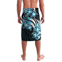Plumeria Tribal Tattoo Lavalava Blue Polynesian Pattern LT9 - Polynesian Pride