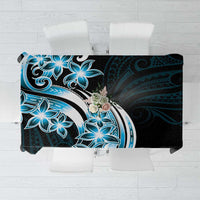 Plumeria Tribal Tattoo Tablecloth Blue Polynesian Pattern LT9 Blue - Polynesian Pride