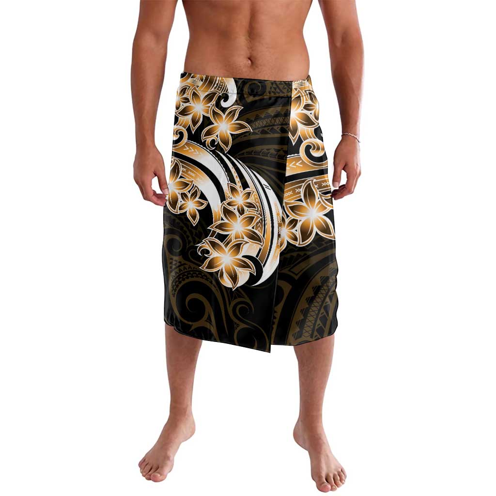 Plumeria Tribal Tattoo Lavalava Gold Polynesian Pattern LT9 Gold - Polynesian Pride