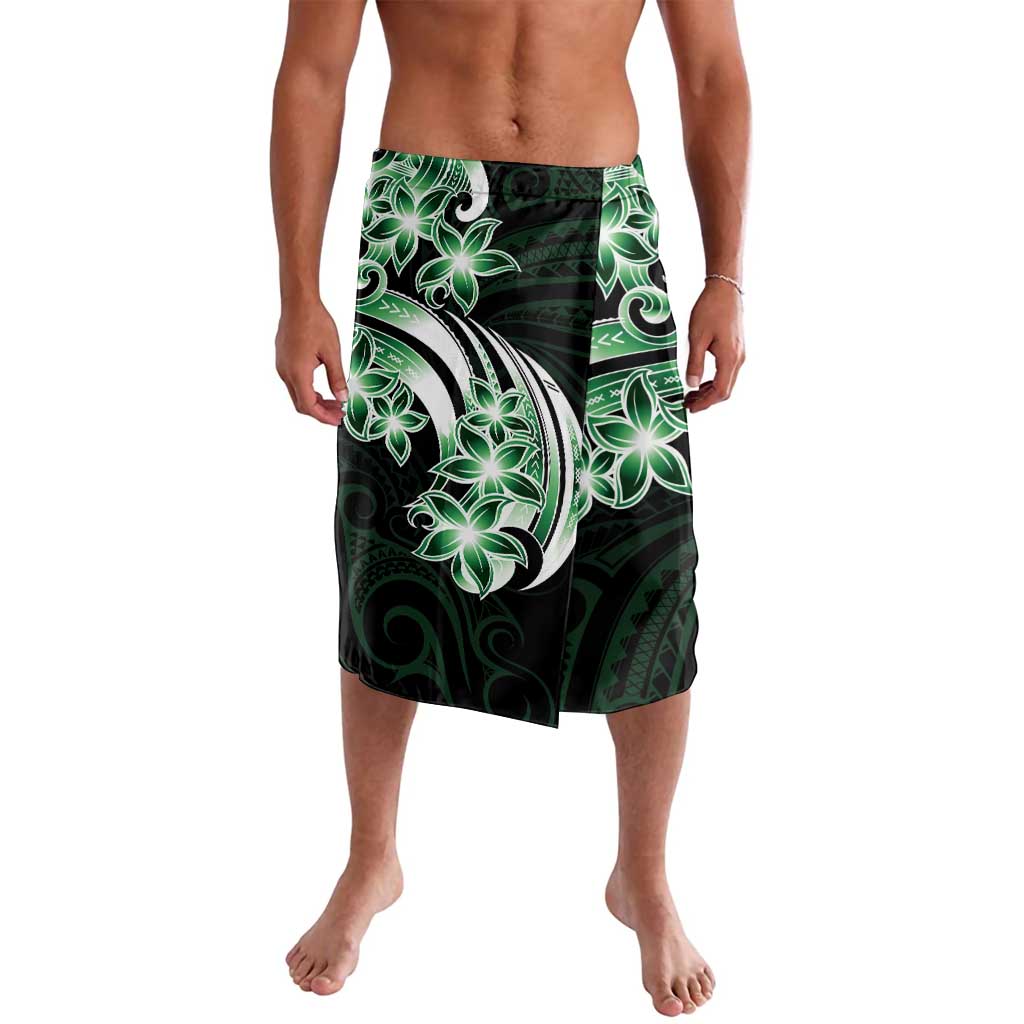 Plumeria Tribal Tattoo Lavalava Green Polynesian Pattern LT9 Green - Polynesian Pride