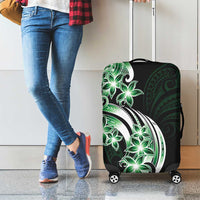 Plumeria Tribal Tattoo Luggage Cover Green Polynesian Pattern LT9 - Polynesian Pride