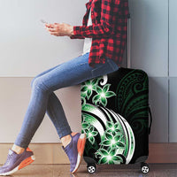 Plumeria Tribal Tattoo Luggage Cover Green Polynesian Pattern LT9 - Polynesian Pride